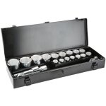 Clés à douille topex 3 / 4 , 20 pièces - coffret professionnel Clés à douille topex 3 / 4 , 20 pièces - coffret professionnel