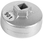 Cl� de filtre � huile, 65mm 14 cannelures bouchon cl� de filtre � huile outil de suppression de prise ...