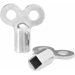 Cl� de purge universelle pour radiateur: kit de 2 cl�s de purge pour chauffage facile d'utilisation, ...