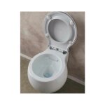 Scarabeo - clean flush wc cuvette suspendue planet abattant : abattant standard blanc