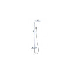 Clever - colonne de douche thermostatique saona slim box 61014