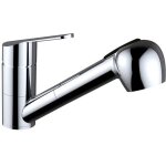 Clever - robinet mitigeur pour �vier en laiton avec bec horizontal extractible � 2 fonctions - 61488