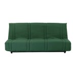 Clic clac 3 places lena 20 - tissu coton vert foret - couchage 125x190 cm - l193 x p92 x h93 cm