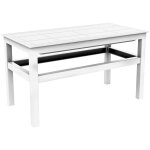 Resol - click - clack table basse intrieur, extrieur 90x45 blanc