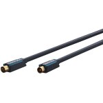 Clicktronic - c�ble coaxial, c�ble premium connecteur coaxial coupleur coaxial 10, 0 m 95 db. longueur ...