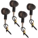 Clignotant de moto 13led 4 fils, lampe indicateur vintage pour scooter atv v�hicules tout - terrain 4 ...