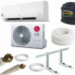 Climaconveniente - lg dualcool onduleur smart s12et avec 5 mtres kit d'installation - 12000 btu wi - ...