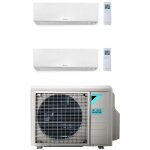 Daikin - climatisation bi split bluevolution 2mxm68 + 2 units intrieures perfera 4200w et 2000w r32 ...