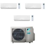 Daikin - climatisation tri split bluevolution 3mxm68 + une unit intrieure perfera 3500w et deux 1500w ...
