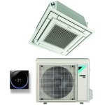 Climatiseur  cassette entirement plat 9000 btu ffa25a9 r - 32 wi - fi en option avec grille incluse ...