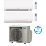 Climatiseur daikin comfora avec , wifi inclus, dual split inverter, 7000 + 7000 btu, avec ue 2mxm40a9, ...