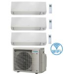 Climatiseur daikin perfera all seasons wifi trial split inverter 7000 + 7000 + 9000 btu avec avec ue ...