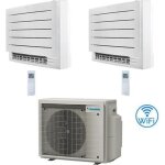Climatiseur daikin s�rie fvxm - a, console au sol perfera r32, double split inverter, 9000 + 9000 btu, ...