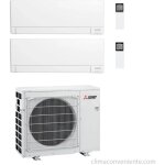 Climatiseur dual split réversible mitsubishi electric a + + + / a + + 9000 + 12000 btu inverter wi - ... Climatiseur dual split réversible mitsubishi electric a + + + / a + + 9000 + 12000 btu inverter wi - ...