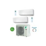 Daikin - climatiseur dualsplit perfera 2mxm68a + ftxm35r + ftxm35r (12 + 12) 12000 + 12000 btu modle ...