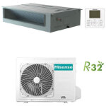 Climatiseur gainable hisense super series r32 18000 btu adt52ux4rcl8 inverter classe a + + / a +
