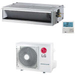Climatiseur gainable lg haute pression compact inverter r32 18000 btu cm18f classe a + + / a +