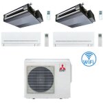 Climatiseur gainable mitsubishi r32 sez - m da plus msz - ap wifi quadri split inverter 9000 + 9000 + ... Climatiseur gainable mitsubishi r32 sez - m da plus msz - ap wifi quadri split inverter 9000 + 9000 + ...