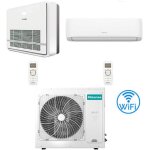 Climatiseur hisense console + hi comfort r32 dual split wifi inverter 18000 + 18000 btu avec u. e. 3amw72u4rjc ...