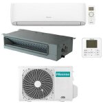 Climatiseur hisense hi comfort plus ducted r32 dual split inverter 7000 + 9000 avec u. e. 2amw42u4rgc ...