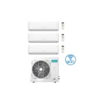 Hisense - climatiseur hi comfort wifi r32 trial split inverter 9000 + 12000 + 12000 btu avec eu. 3amw72u4rjc ...