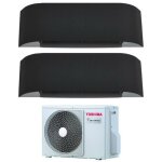 Toshiba - climatiseur rversible dual split haori 10 + 13 (9 + 12) avec ras - 2m18u2avg - e r - 32 wi ...