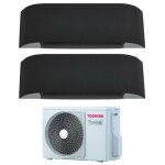 Toshiba - climatiseur rversible dual split haori srie 10 + 10 (9 + 9) avec ras - 2m18u2avg r - 32 wi ...