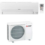 Mitsubishi electric ? climatiseur r�versible inverter 12000 btu ? classe a + + / a + ? technologie r32 ...
