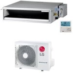 Climatiseur lg  conduits  faible prvalence, inverter standard, r32, 12000 btu, cl12f, classe a + / ...