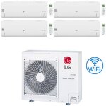 Climatiseur lg libero smart r32 wifi quadri split dual inverter 9000 + 9000 + 9000 + 12000 btu avec u. ...