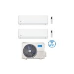 Climatiseur midea evolution r32 wifi dual split 9000 + 9000 btu avec eu. onduleur m2oe - 18hfn8 - q classe ...