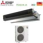 Mitsubishi electric - climatiseur ducted air conditioner rversible medium head 42000 btu pead - m125ja ...