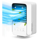 Climatiseur mobile silencieux, climatiseur portable, 4 en 1 refroidisseur d'air, 700ml climatiseur mobile ...