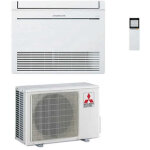 Climatiseur de plancher console mitsubishi mfz - kt25vg 9000 btu inverter neuf classe a + + / a +