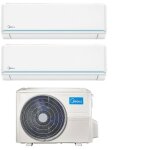 Climatiseur rversible bi - split midea evolution 9 + 12 a + +