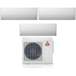 Climatiseur rversible tri - split mitsubishi msz - bt ram - 35vgk + ram - 25vgk + ram - 45vgk r - 32 ...