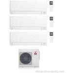 Climatiseur trial split r�versible mitsubishi electric ay a + + / a + 9000 + 9000 + 12000 btu inverter ...