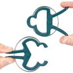 Clips pour attacher les plantes: 20 clips vert pour plantes taille l - aide � l'escalade des plantes ...