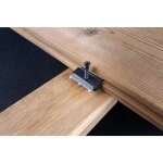 Clips de fixation invisibles bois exotiques et thermo modifi�s cobra hybrid 8 - 25 sachet de 100 clips ...