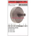 Cloche d'embrayage zenoah dbroussailleuse bc 3401 dlm 4301 dlm dwm 010049