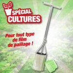 Cloche perforatrice pour films avec manche et poign�e