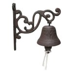 Cloche porte d'entre cloche dcore pour porte maison de campagne cloche murale en fonte antique floral ...