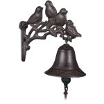 Clochette de porte en fonte, motif oiseau, antique, style maison de campagne cloche murale dcoration, ...