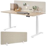 Tectake ? cloison de bureau insonorisante noisy ? dimensions 160x40cm ? mat�riaux pet et polyester ? ...