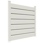 Closea kit cloture - lame 16cm - pvc blanc - lg: 6m x h: 1m13