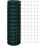 Clôture euro acier 25 x 1, 2 m vert Clôture euro acier 25 x 1, 2 m vert