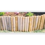 Clture en bois pour plates - bandes rollborder 200 x 20 h