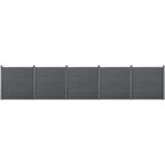 Neu. holz - clture brise vue getafe bois composite gris 183 x 879 cm [ ]