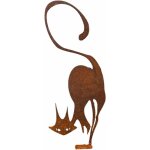 Clture de chat en mtal pour dcoration de jardin de chat d'halloween dcoration de jardin en mtal ...