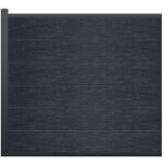 Vente - unique - clôture à poser h 156 cm - kit de 6 lames en composite + 1 poteau anthracite - enola ... Vente - unique - clôture à poser h 156 cm - kit de 6 lames en composite + 1 poteau anthracite - enola ...